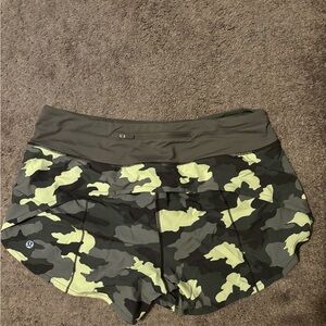 Lululemon shorts, size 10 camouflage